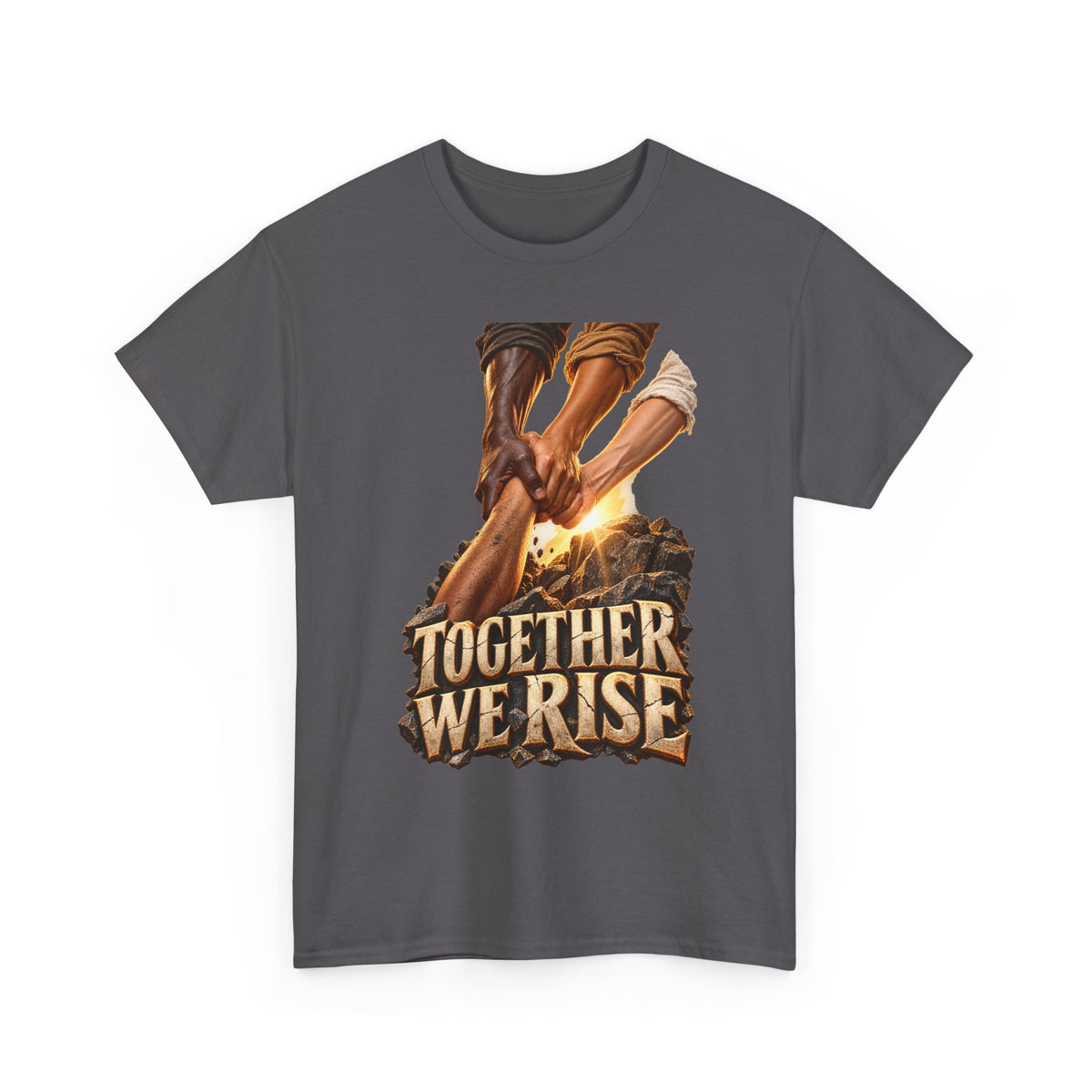 Together We Rise Inspirational Unity T-Shirt