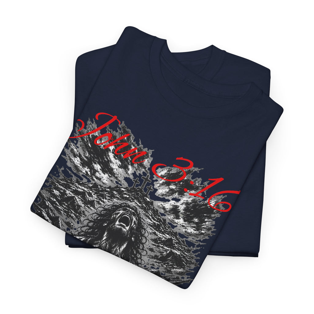John 3:16 Jesus Christian Graphic T-Shirt