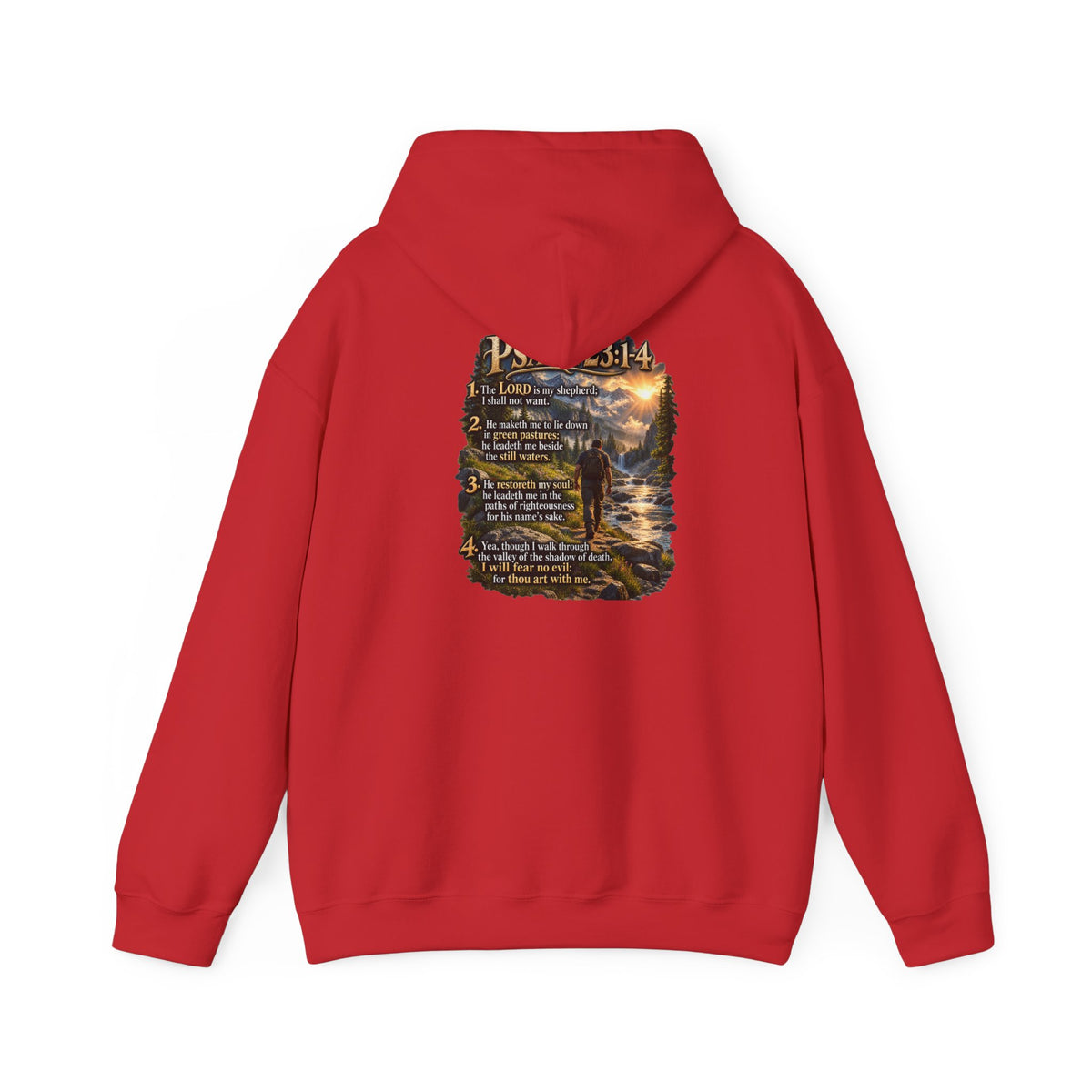 Christian Cross Scripture Hoodie