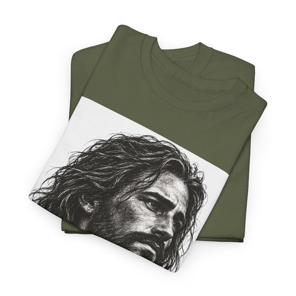 Jesus Portrait T-Shirt – Christian Faith Shirt