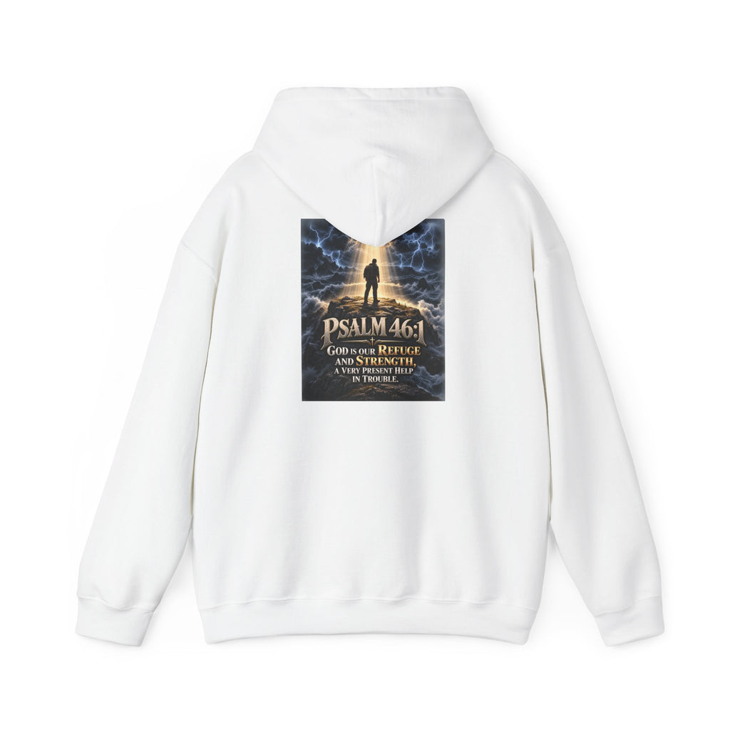 Psalm 46:1 Christian Bible Verse Hoodie