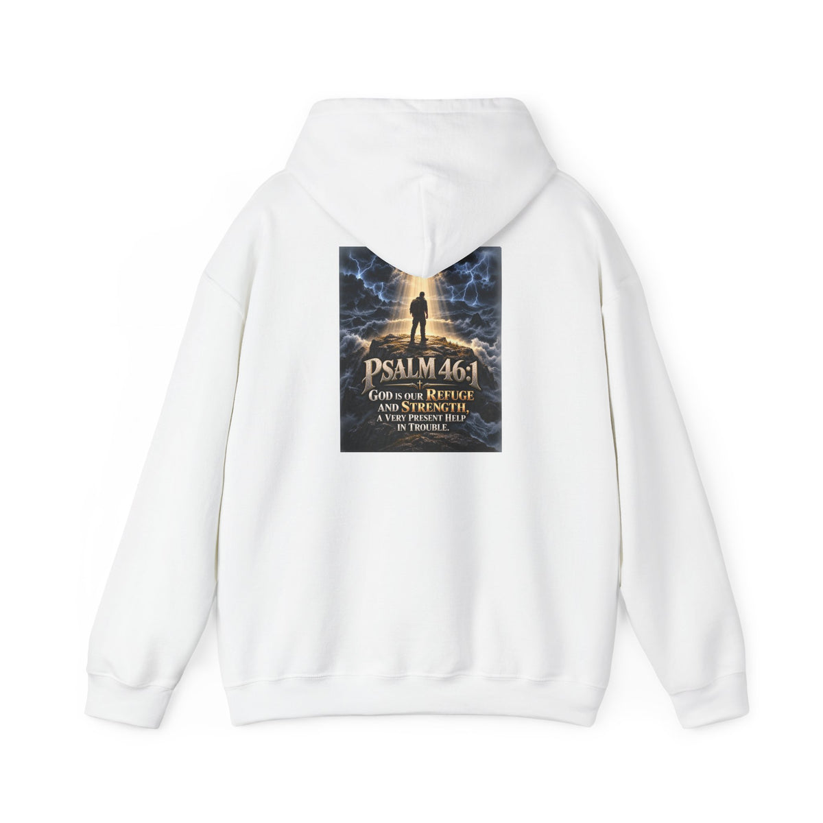 Psalm 46:1 Christian Bible Verse Hoodie