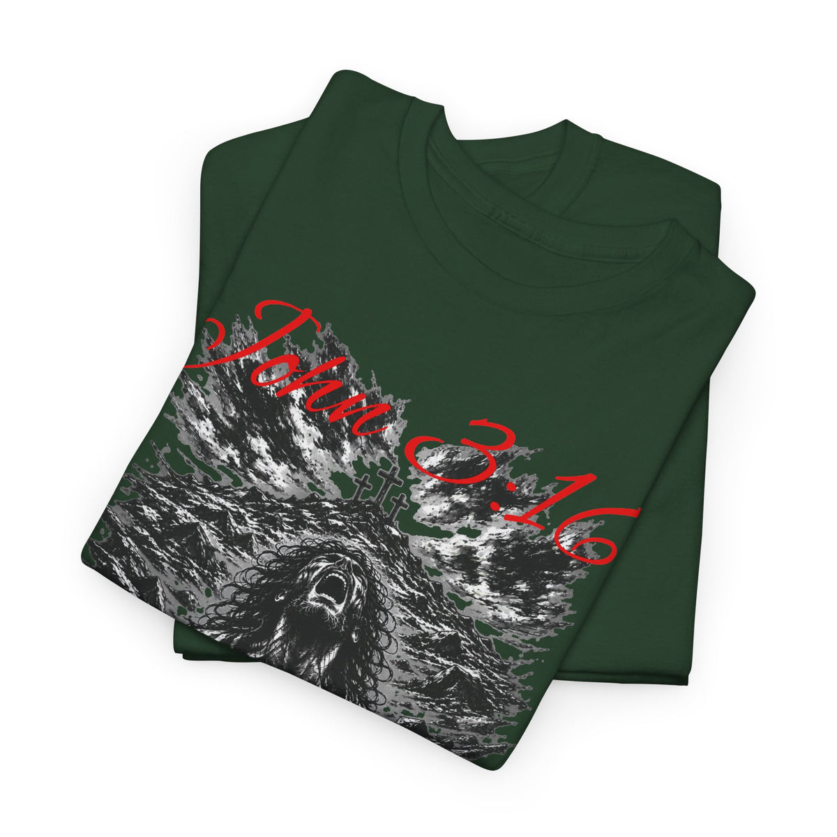 John 3:16 Jesus Christian Graphic T-Shirt
