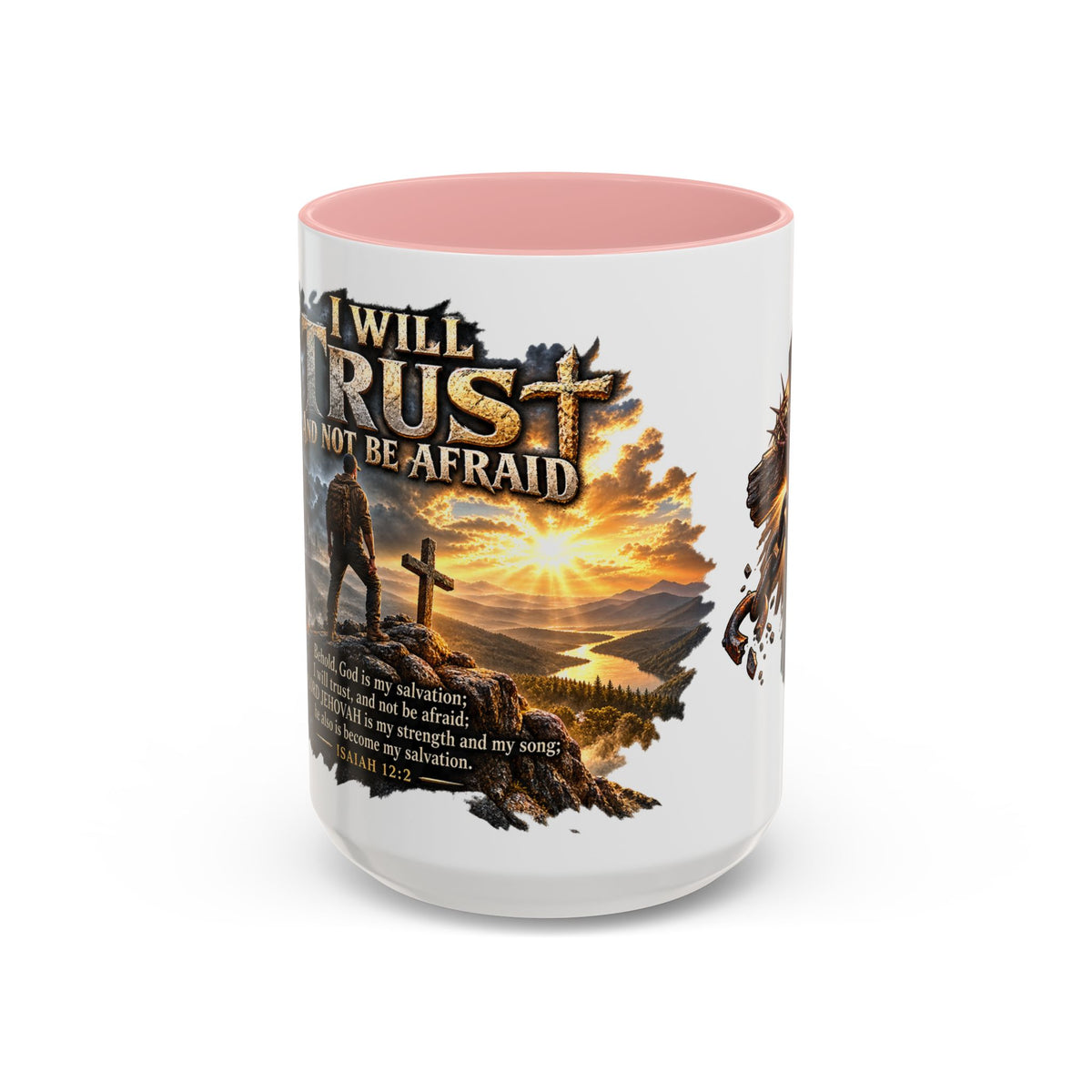 “I Will Not Be Afraid” Christian Cross Coffee Mug