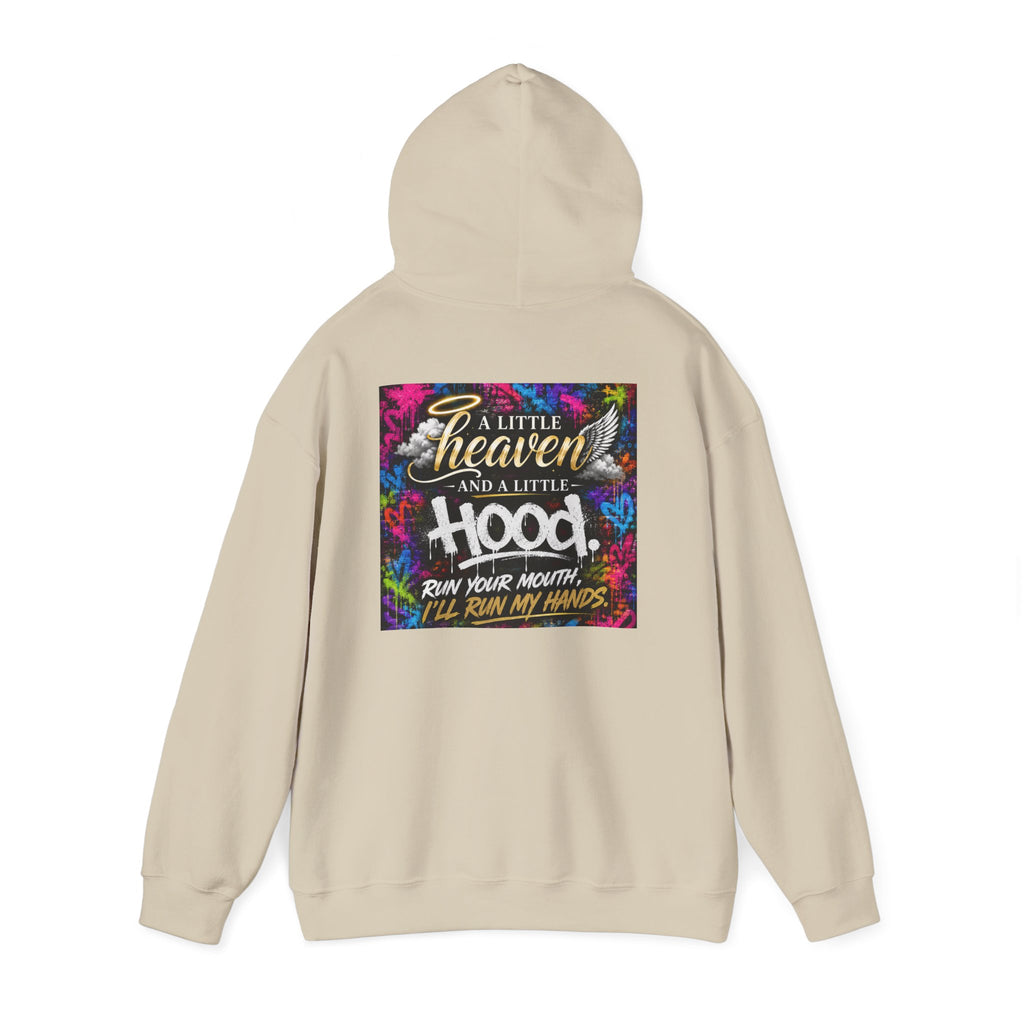 Christian in Progress hoodie | Faith graphic sweatshirt, colorful back print