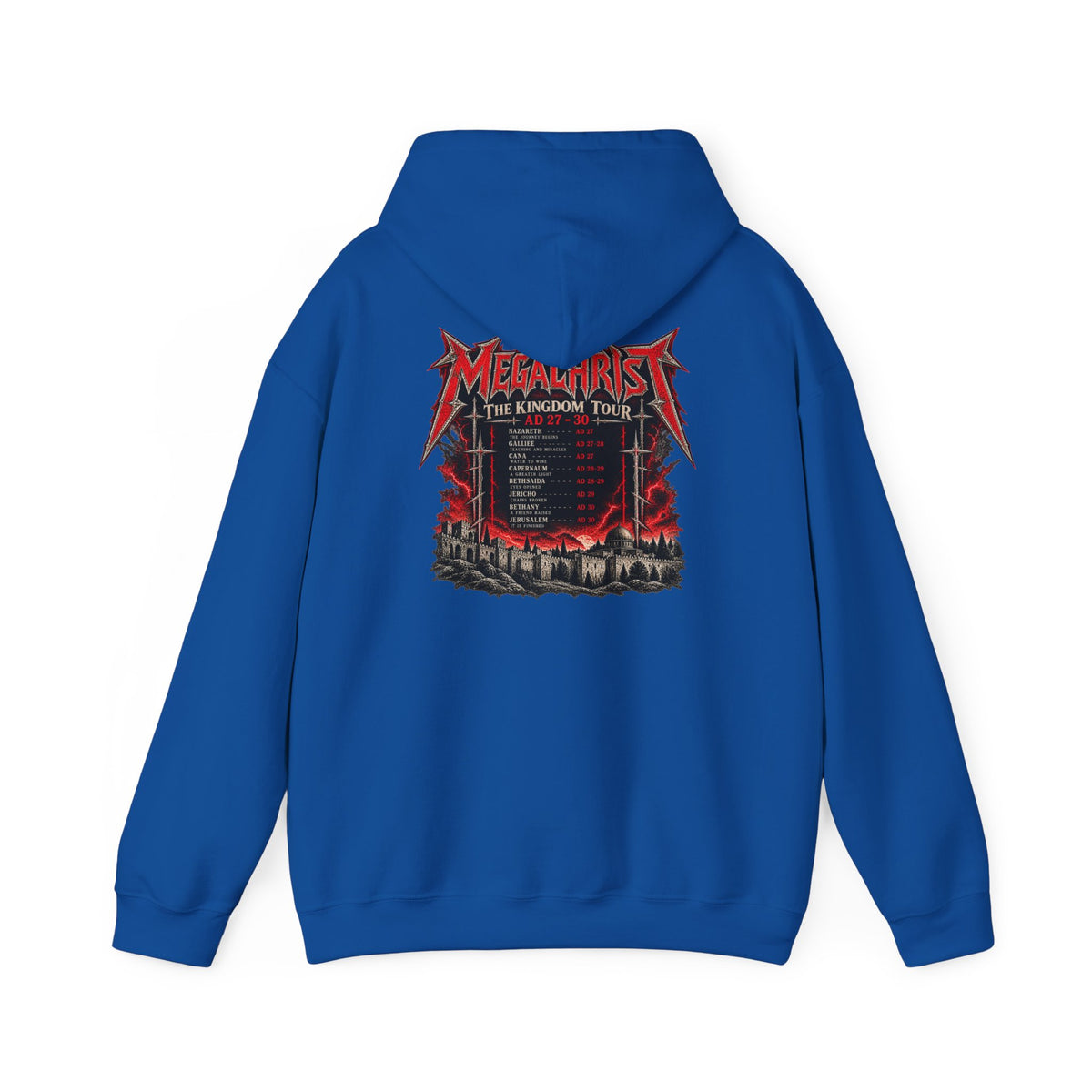 Megachrist The Kingdom Tour Christian Graphic Hoodie