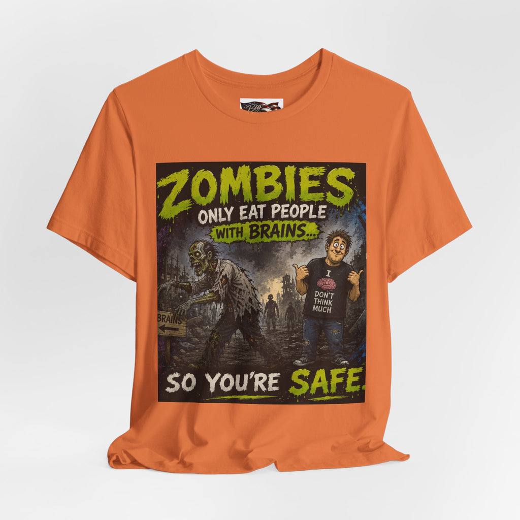 Zombies Only Eat People With Brains shirt | Funny Zombie T-Shirt, Horror Humor Tee