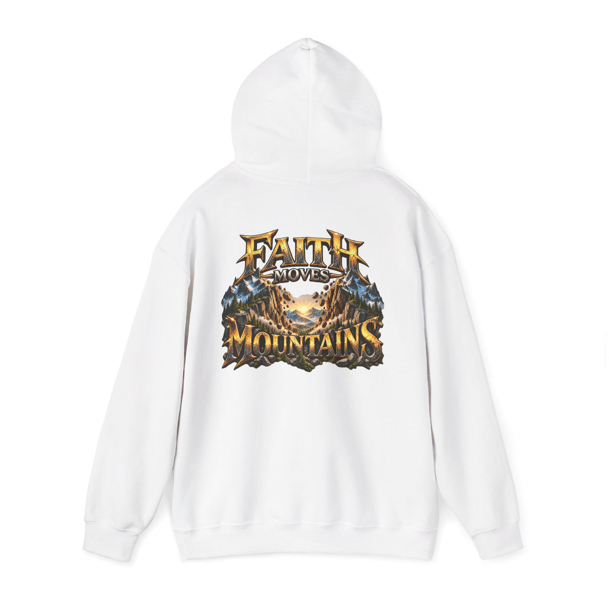 Faith Moves Mountains No Fear Hoodie