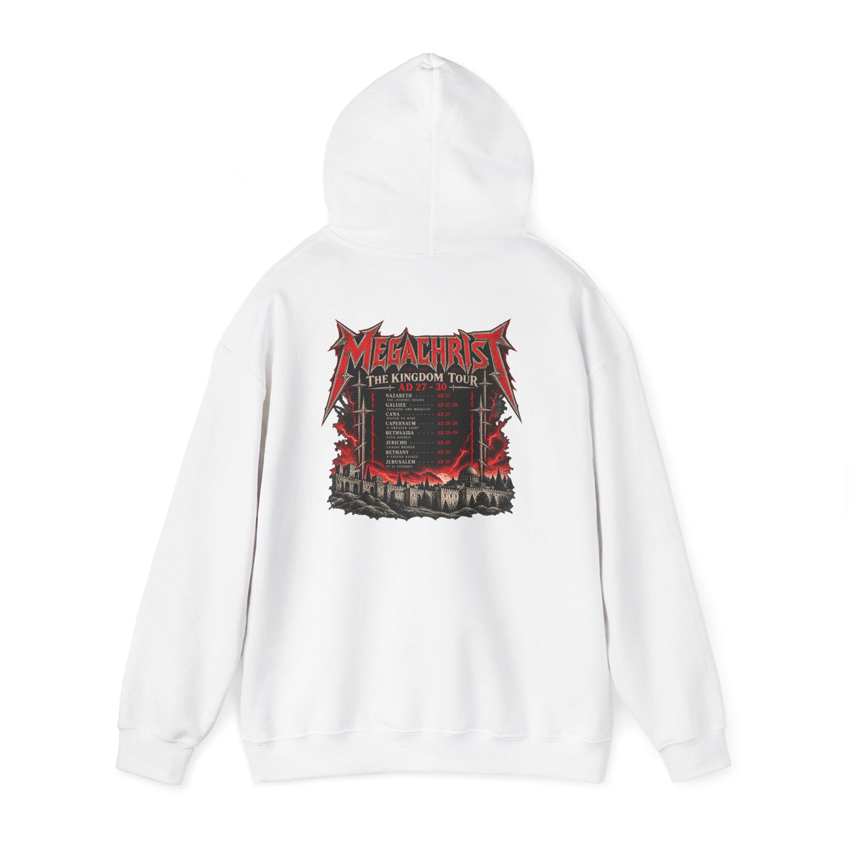 Megachrist The Kingdom Tour Christian Graphic Hoodie
