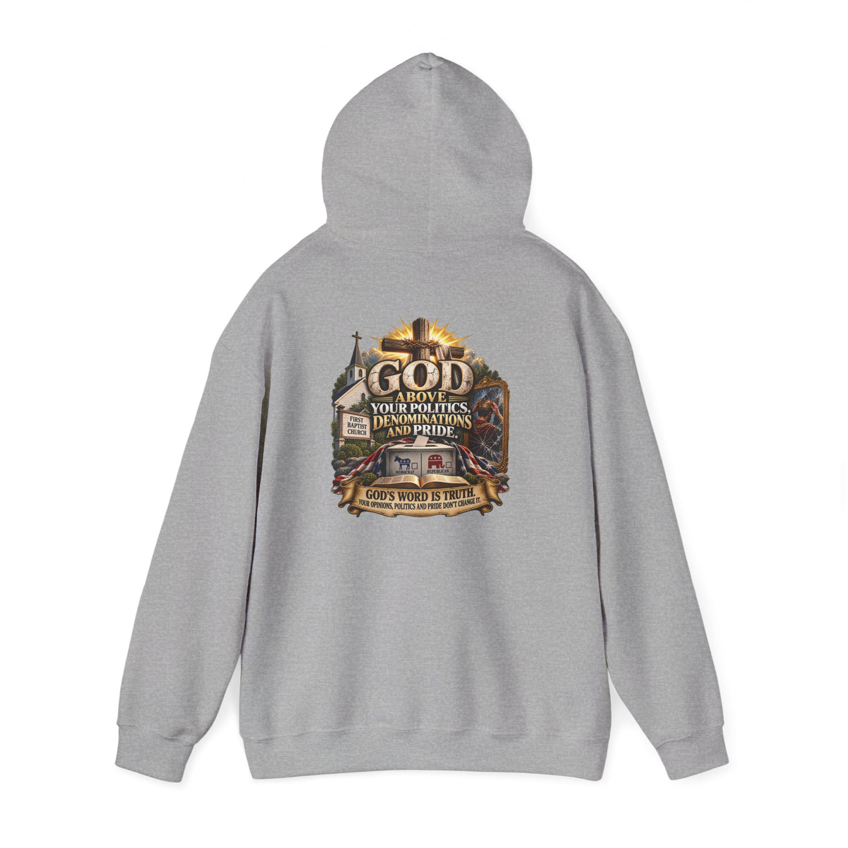We Follow Jesus Christian Faith Hoodie