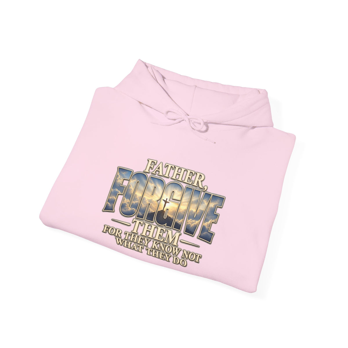 Faith Over Fear Christian Hoodie – Faithful Savior Cross Design