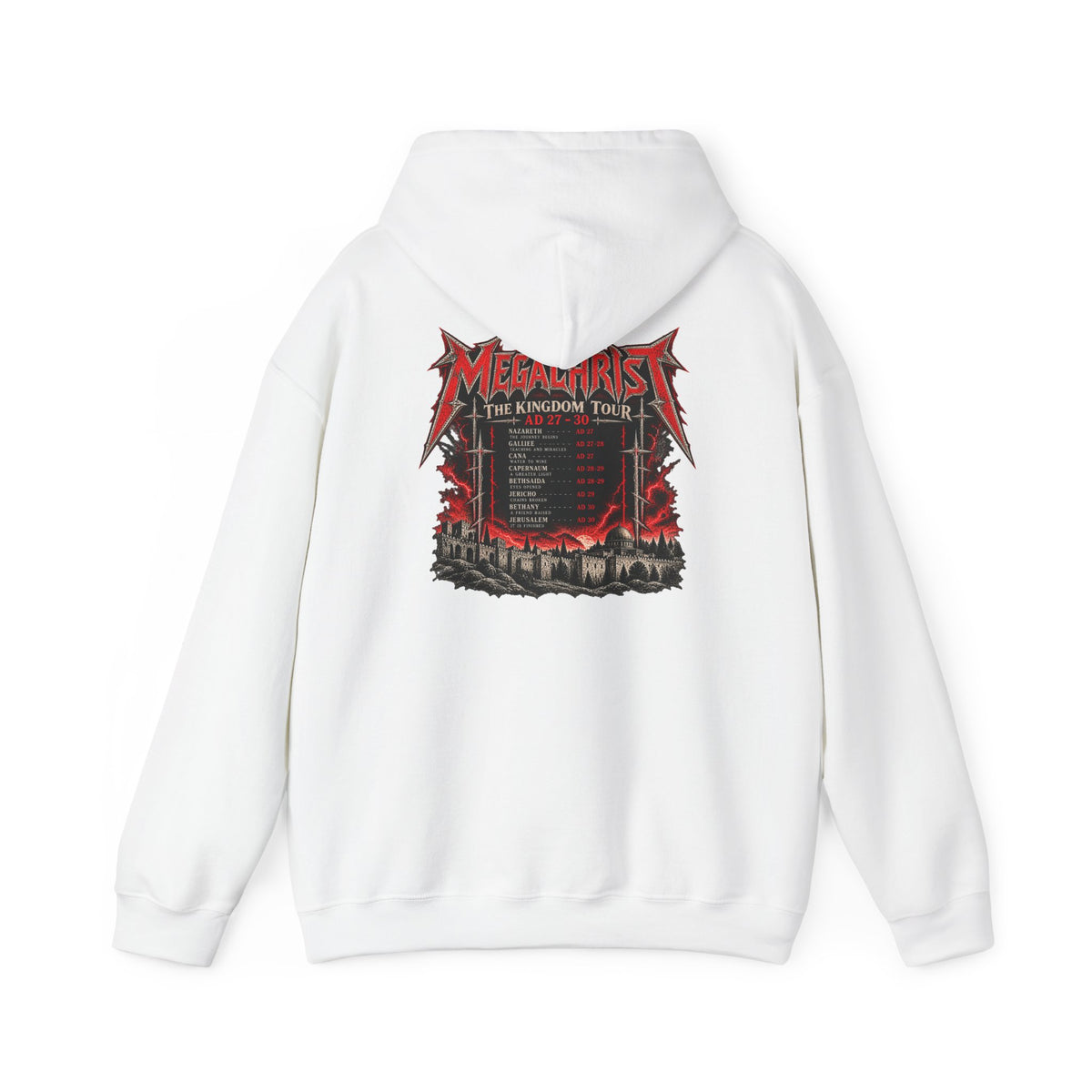 Megachrist The Kingdom Tour Christian Graphic Hoodie