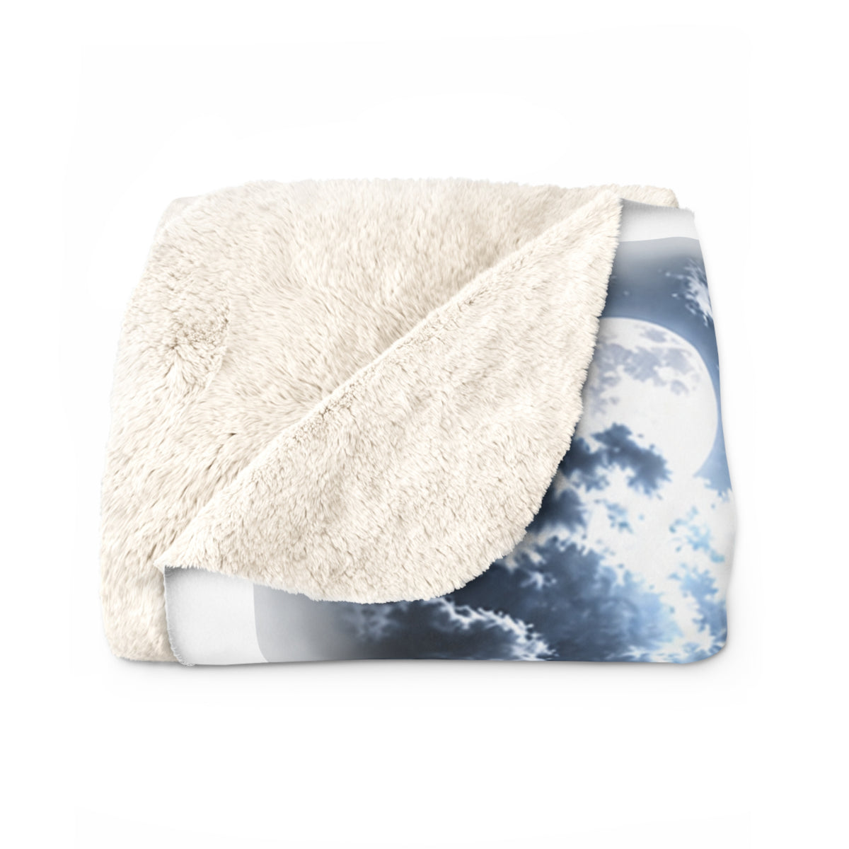 Psalm 144:1 Christian Sherpa Fleece Blanket – Blessed Be the Lord