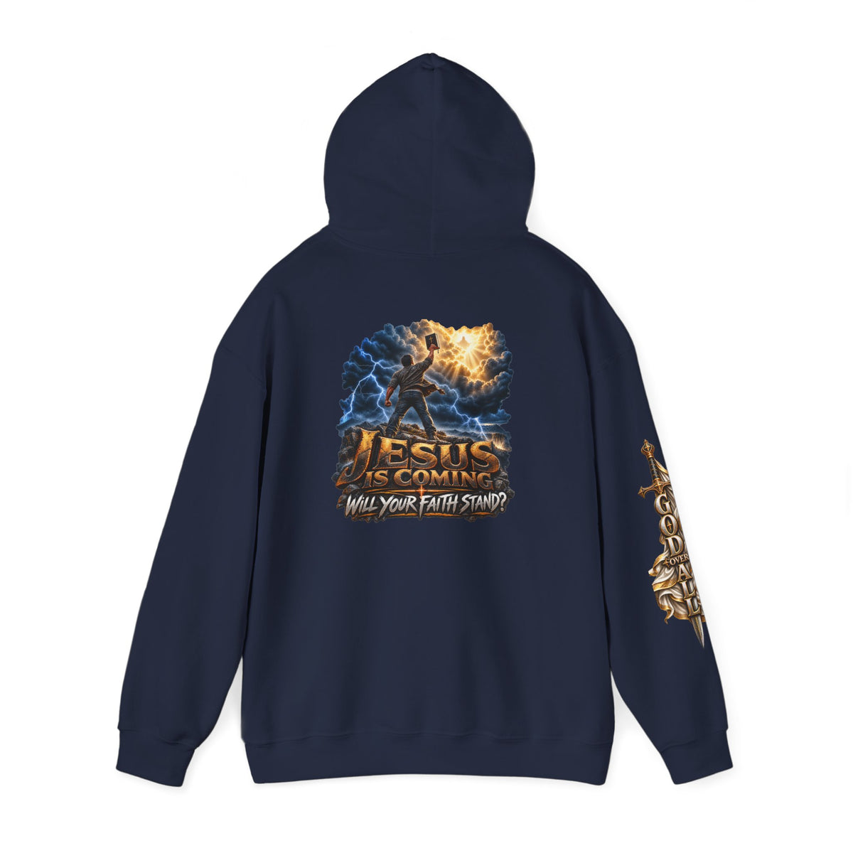 Jesus Is Coming Hoodie — Faith Revival Graphic Pullover