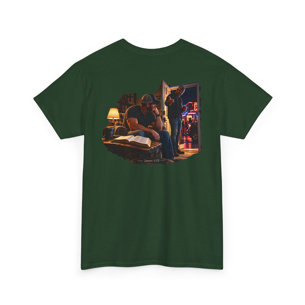 Faith at the Crossroads Christian Graphic T-Shirt