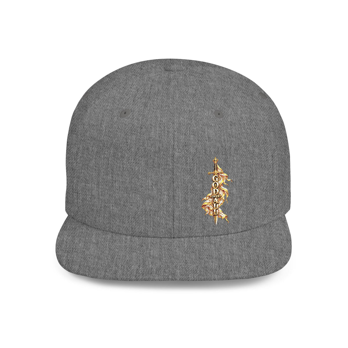 Gold Floral Snapback Hat