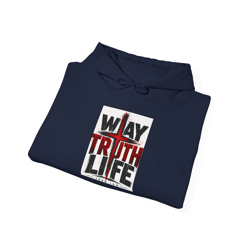 Christian Hoodie - "Way Truth Life" & "Army of God" Graphic Pullover