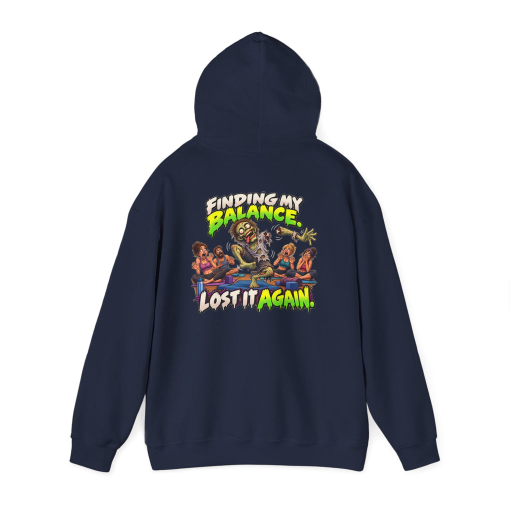 Finding My Balance — Officially Undead Zombie Hoodie