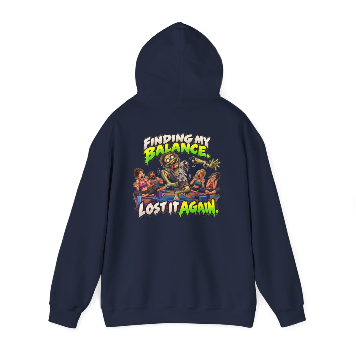 Finding My Balance — Officially Undead Zombie Hoodie