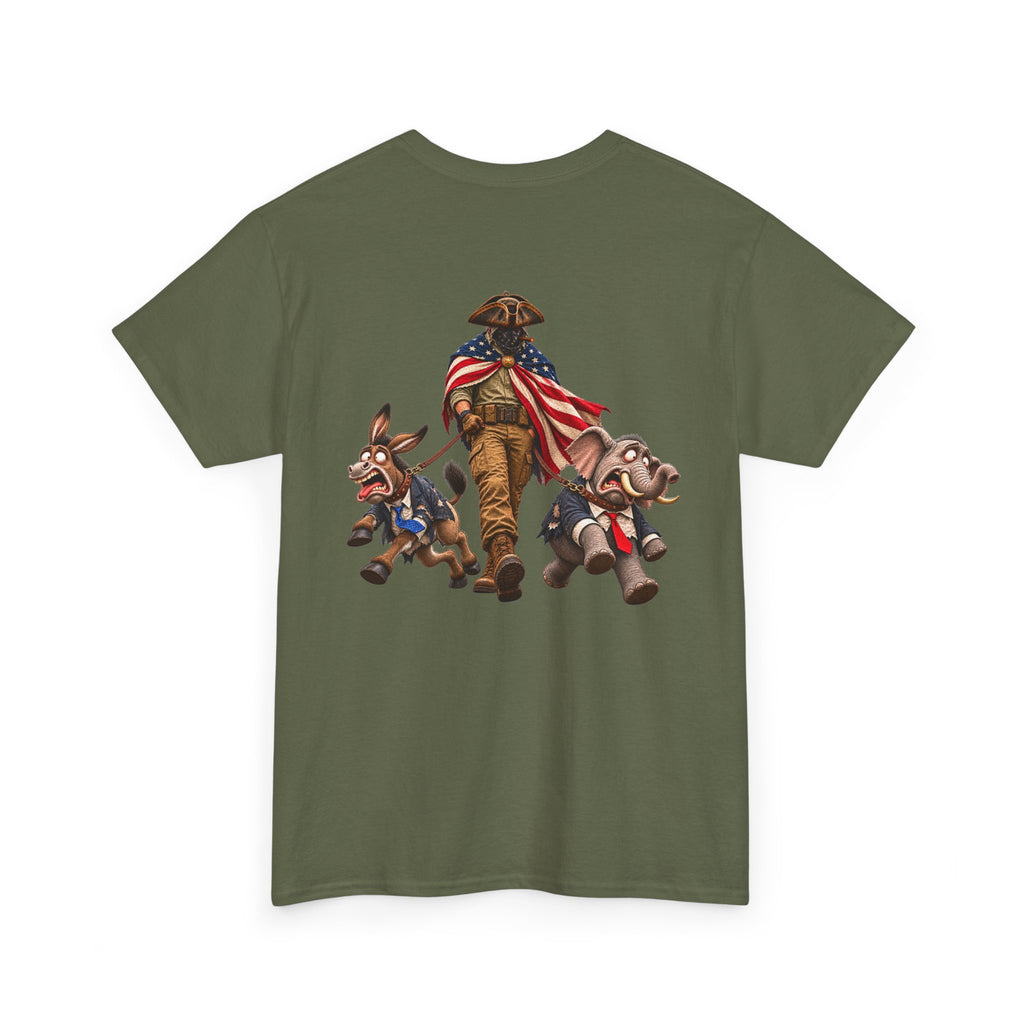 We the People Are Done — Patriot with Donkey and Elephant T-Shirt
