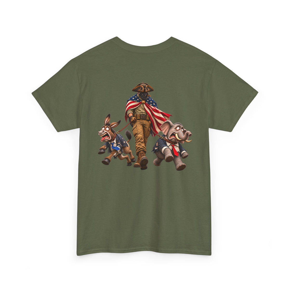We the People Are Done — Patriot with Donkey and Elephant T-Shirt