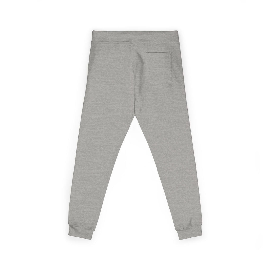 Embroidered Olive Fleece Sweatpants — Floral Patch Comfort Joggers