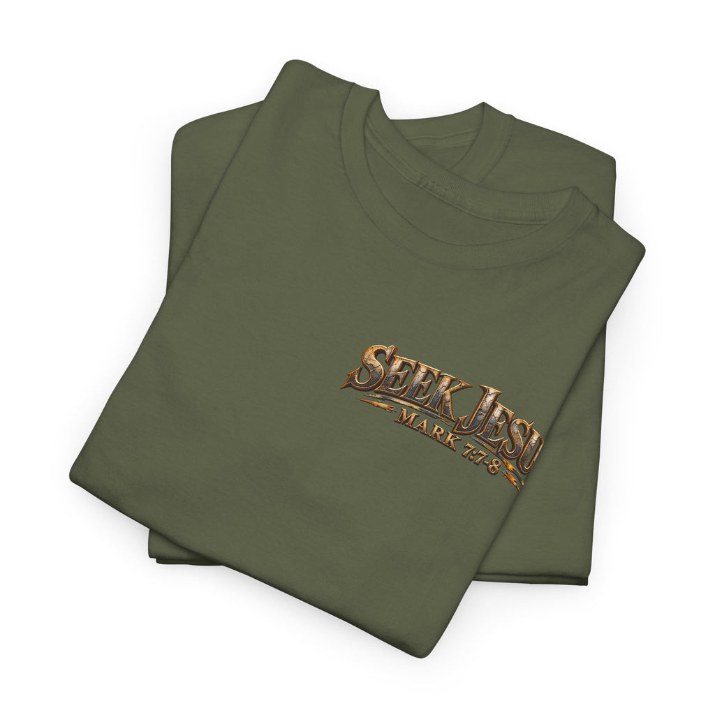 Ask and Seek Christian Scripture T-Shirt