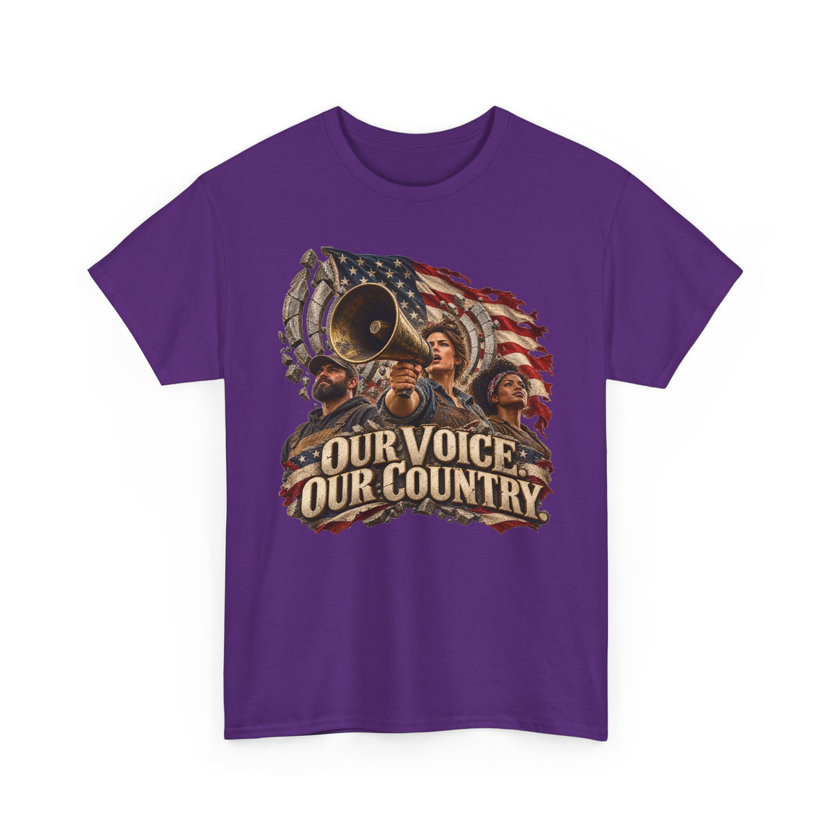 Our Voice Our Country Patriotic T-Shirt