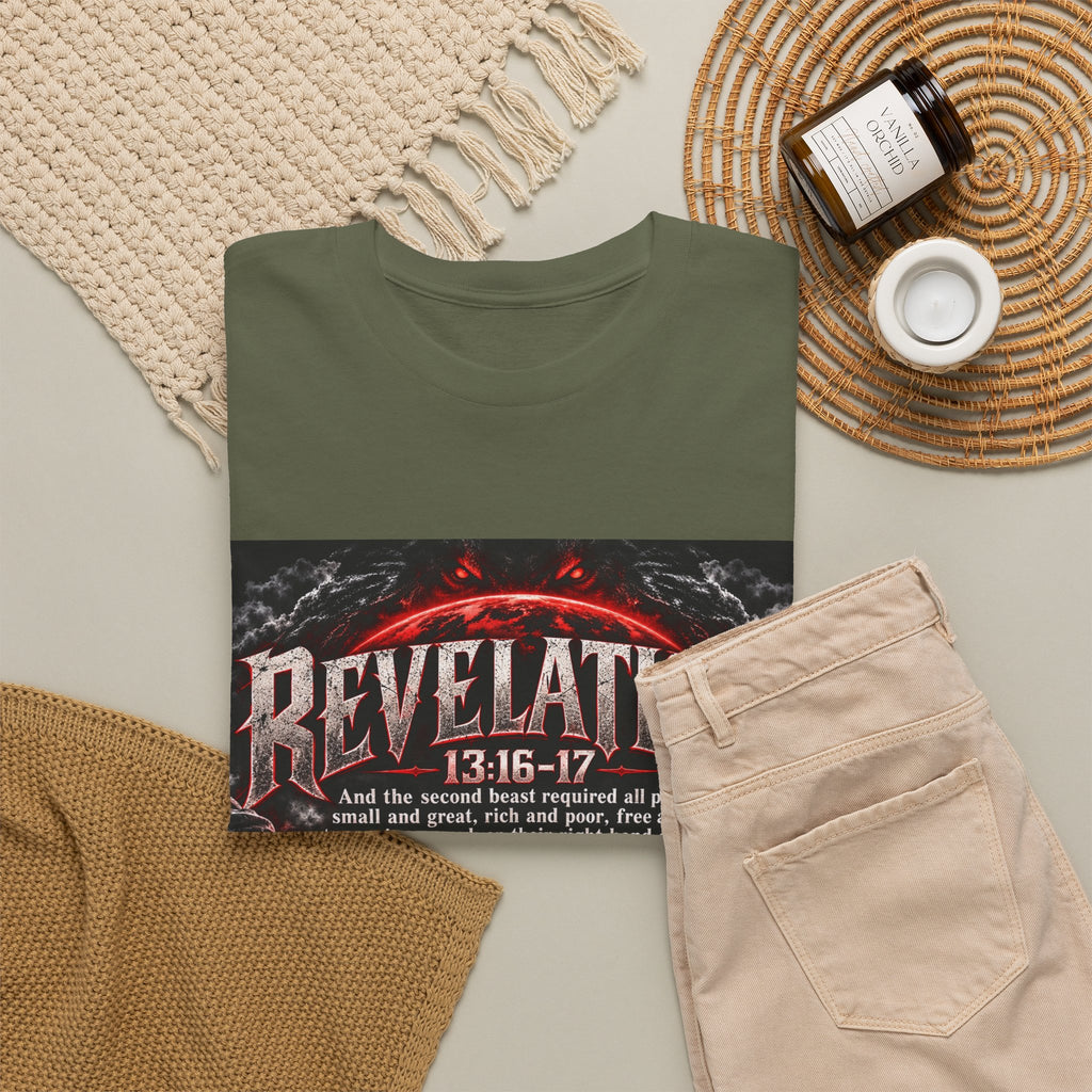 Revelation 13:16-17 Christian Apocalypse Graphic T-Shirt