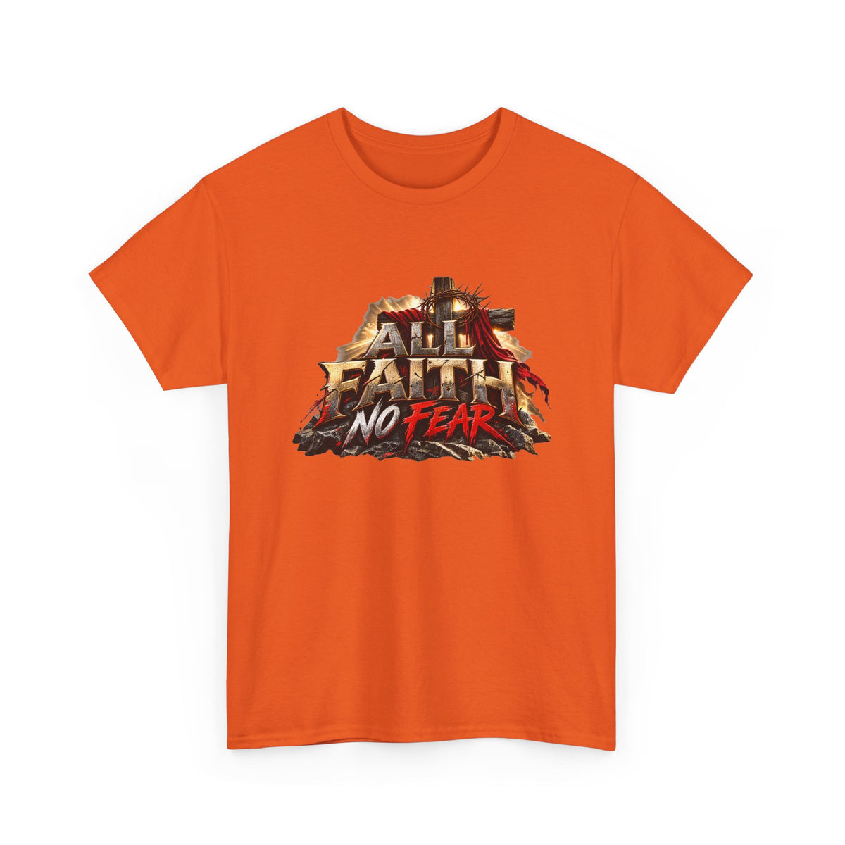Faith No Fear Christian Graphic T-Shirt