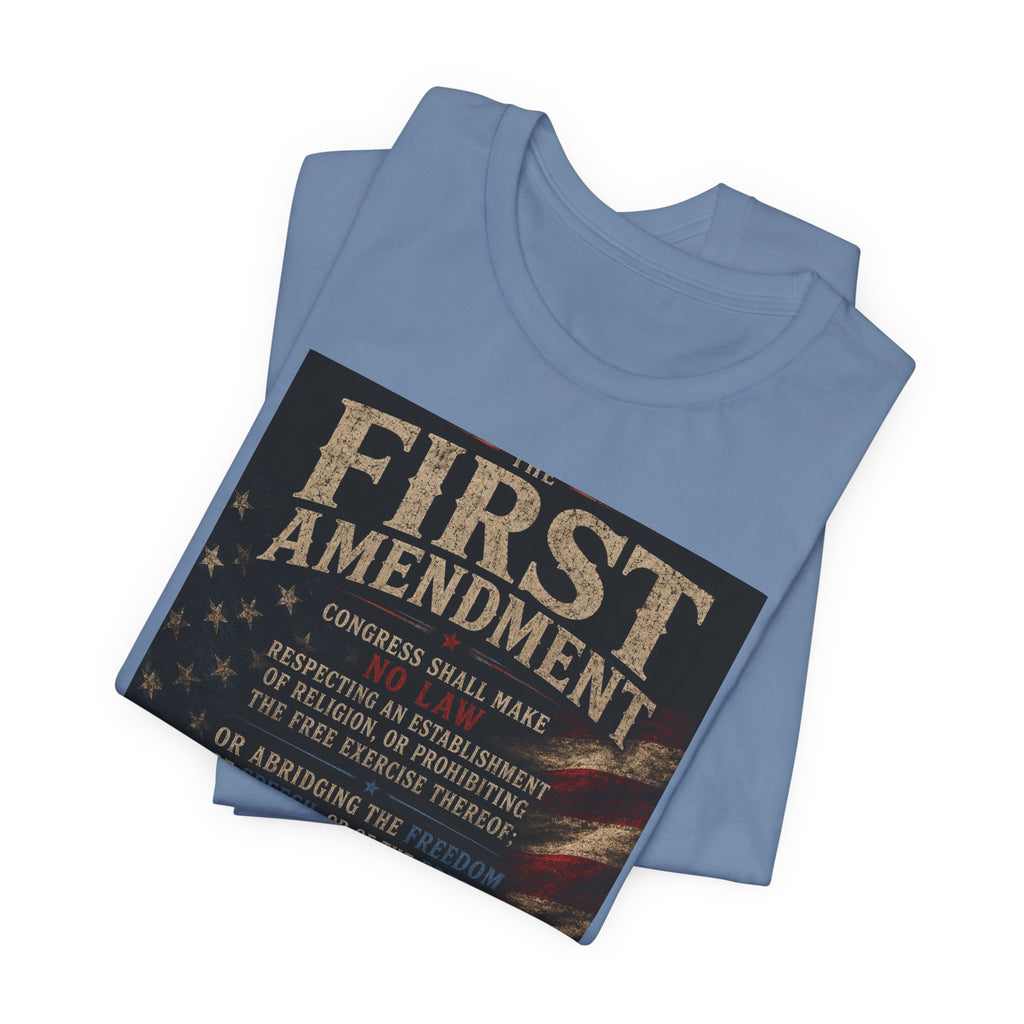 First Amendment Text Tee | Patriotic Constitution Shirt