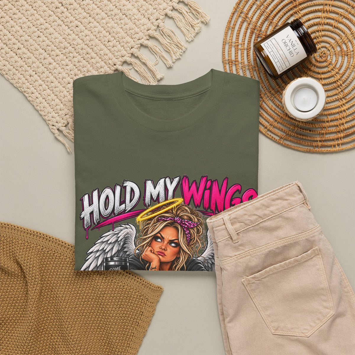 Hold My Wings Angel Graphic T-Shirt
