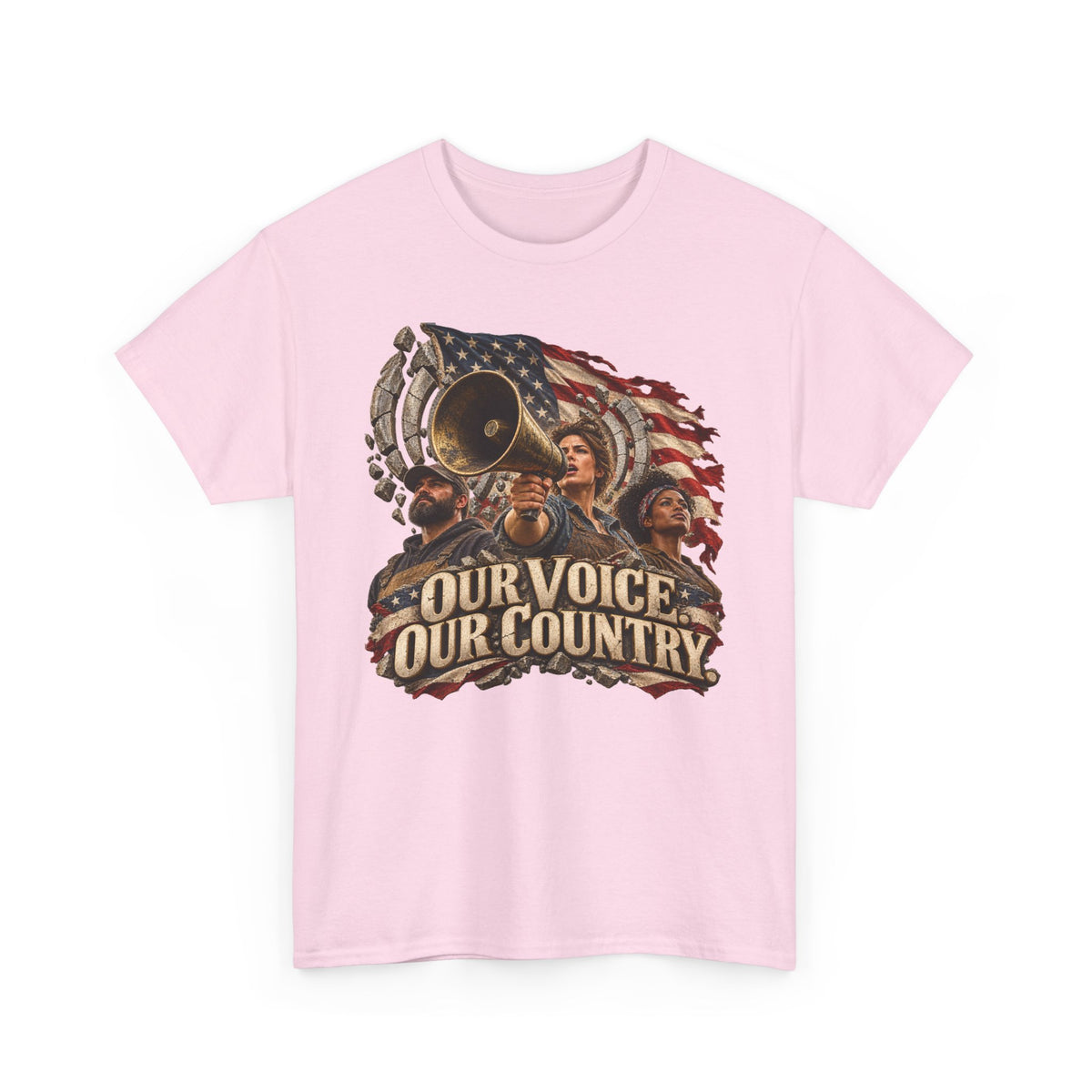 Our Voice Our Country Patriotic T-Shirt