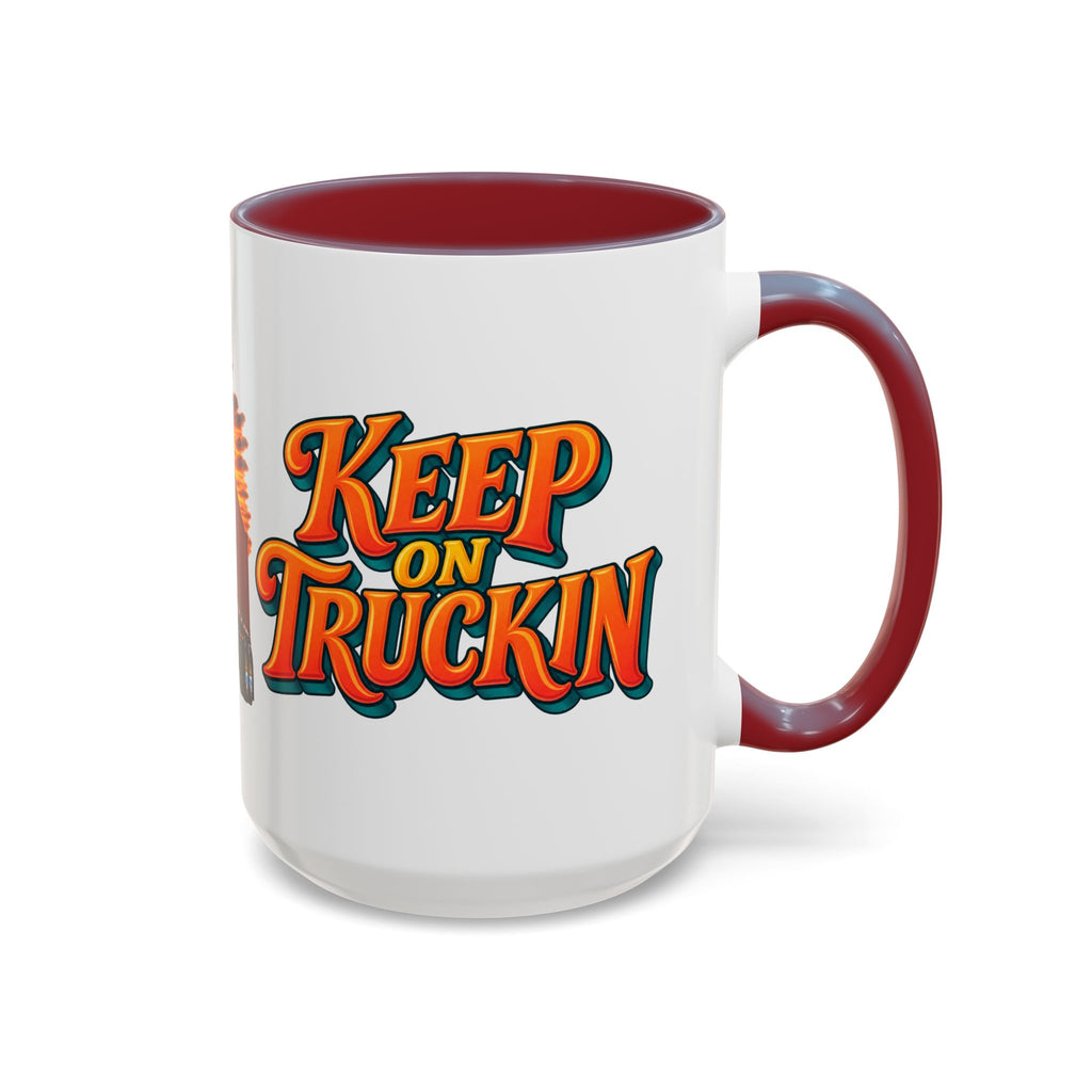 Keep On Truckin’ Semi-Truck 15oz Coffee Mug