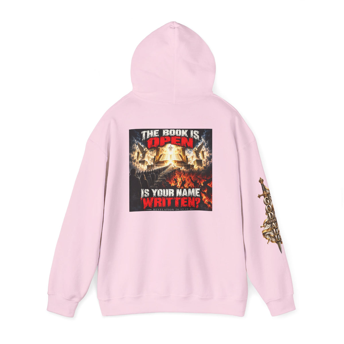 Christian Metal Hoodie - "One God, One Salvation" Graphic Pullover