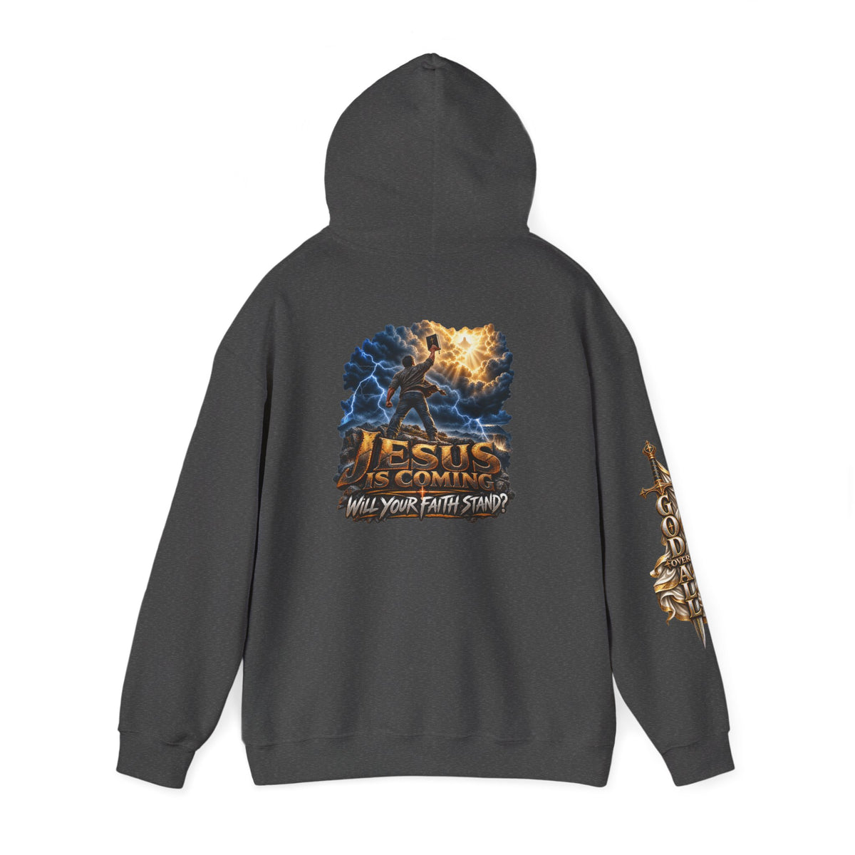 Jesus Is Coming Hoodie — Faith Revival Graphic Pullover