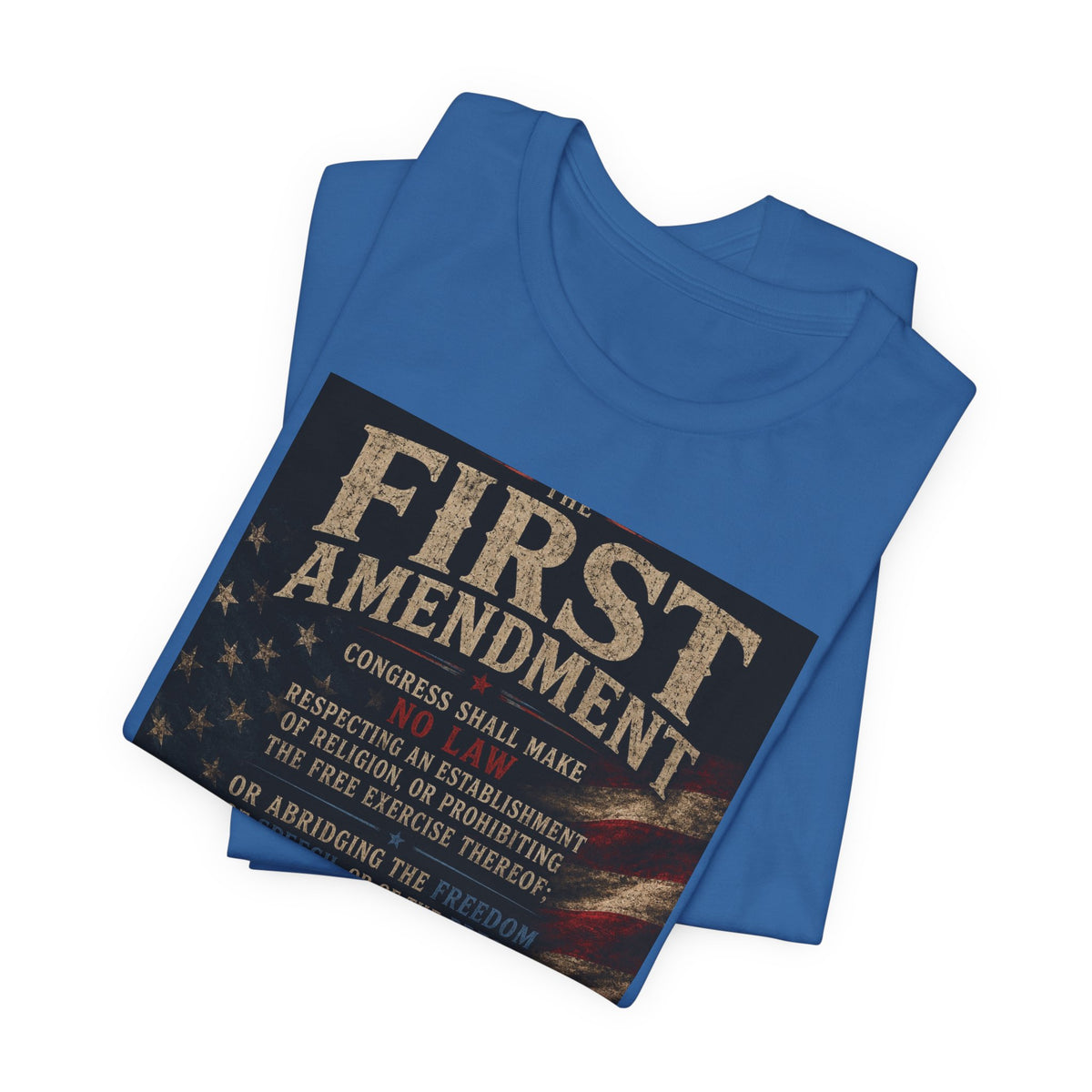 First Amendment Text Tee | Patriotic Constitution Shirt