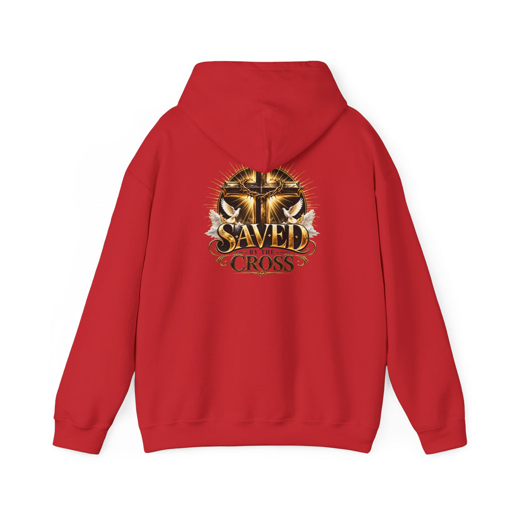 Faith Over Fear Christian Hoodie – Faithful Savior Cross Design