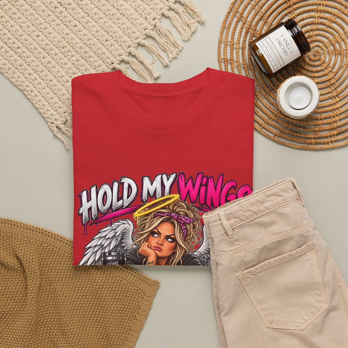 Hold My Wings Angel Graphic T-Shirt