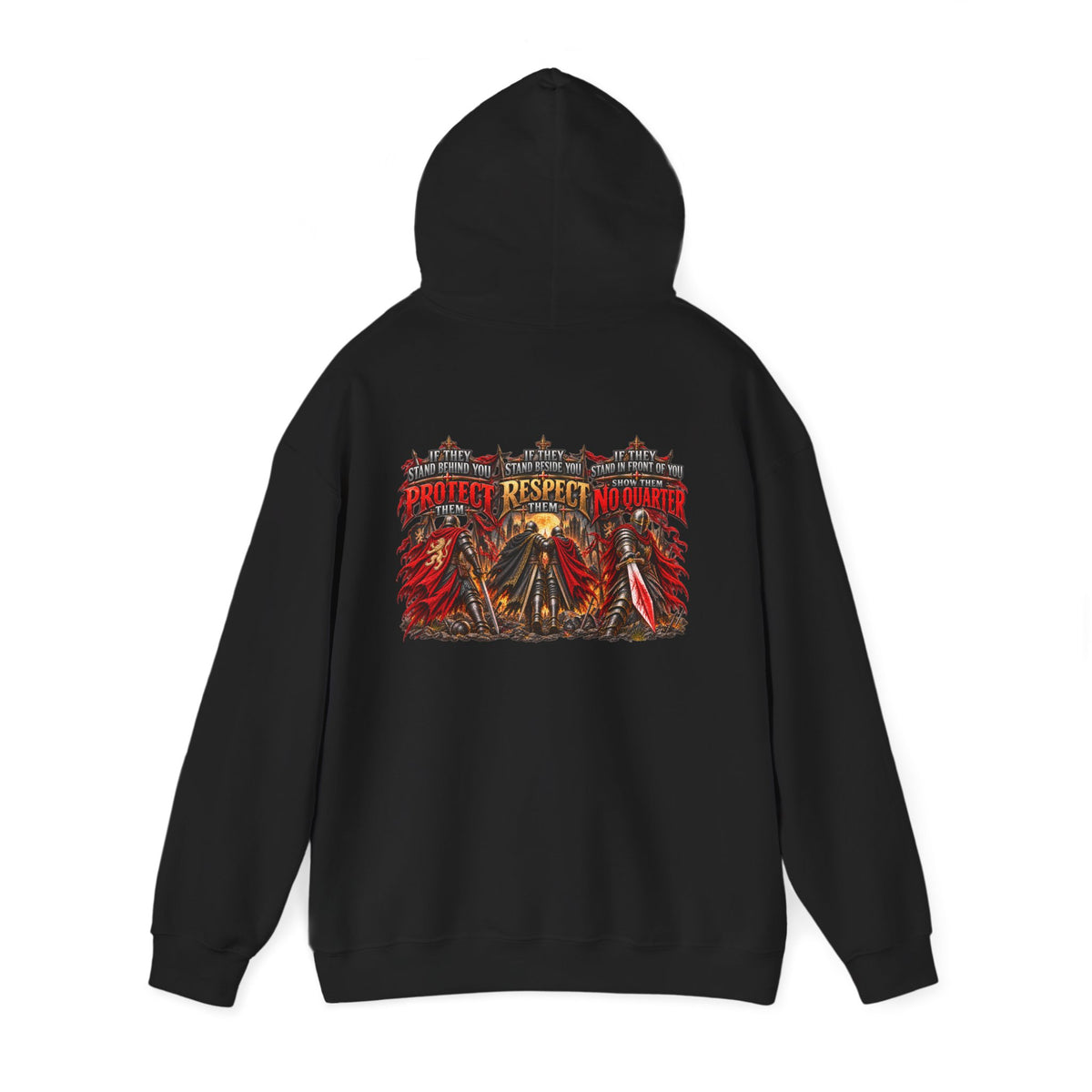 All Faith, No Fear Christian Warrior Hoodie