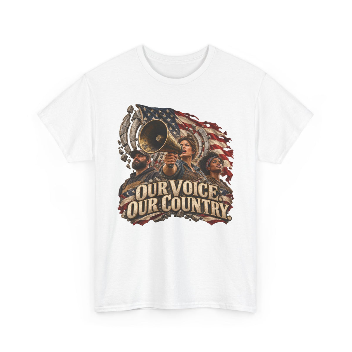 Our Voice Our Country Patriotic T-Shirt