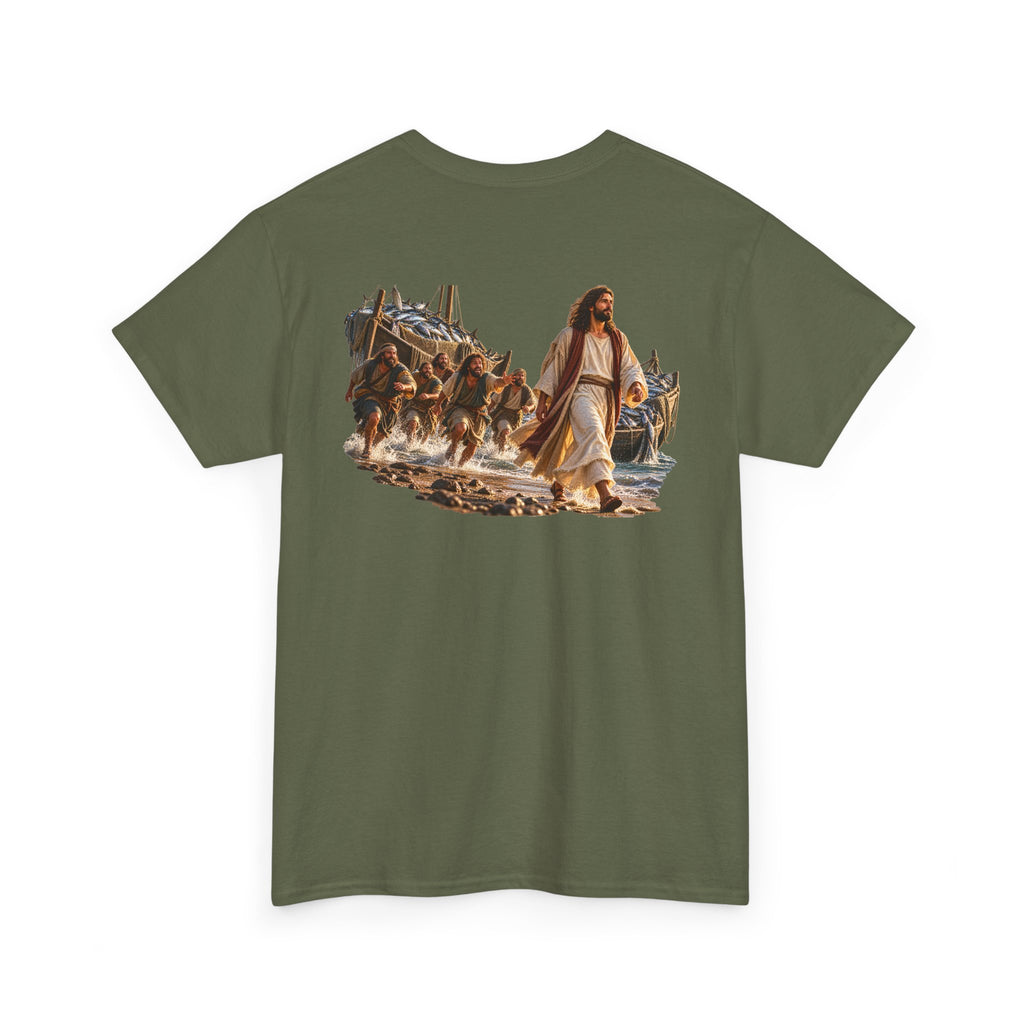 Christian Jesus with Disciples Graphic T-Shirt