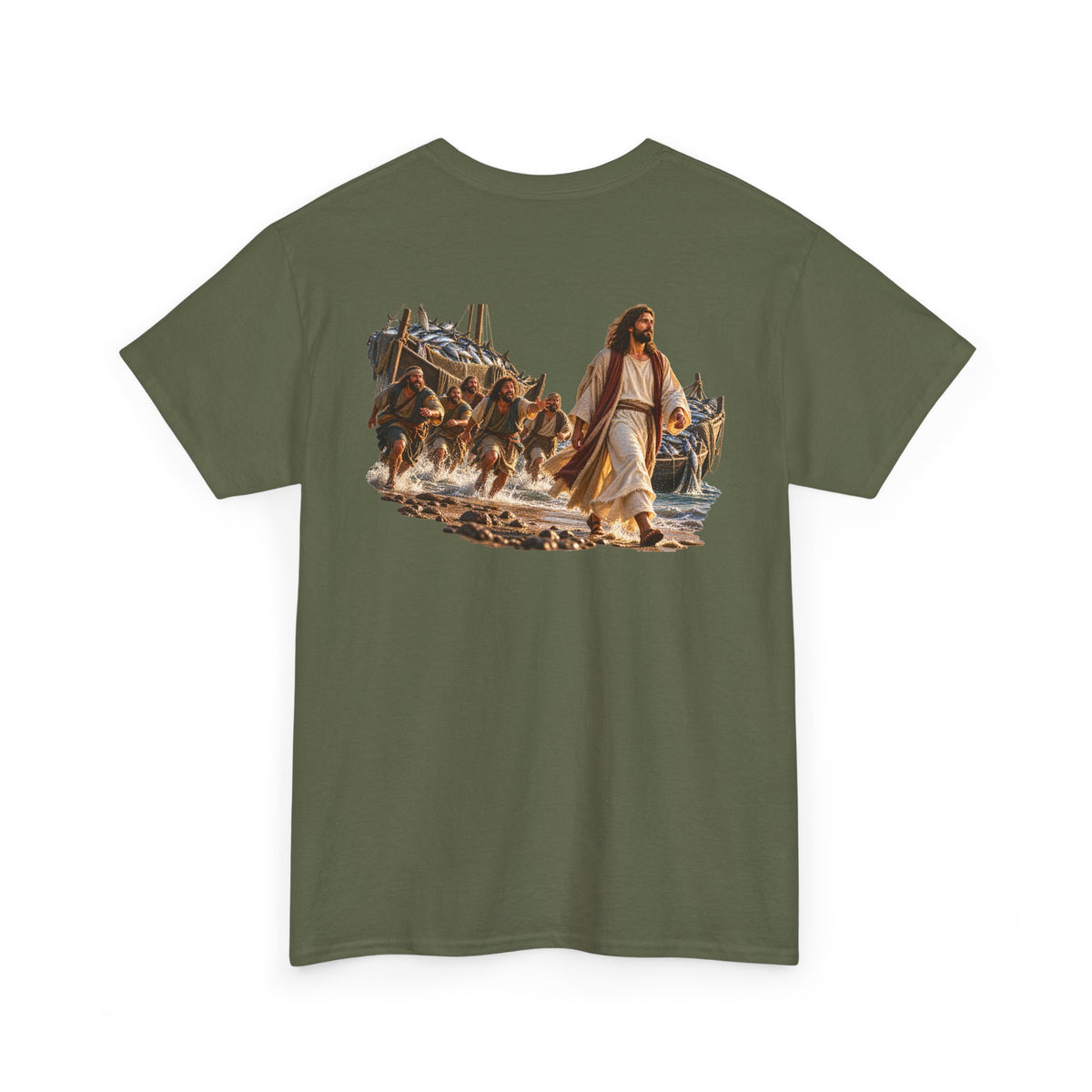 Christian Jesus with Disciples Graphic T-Shirt