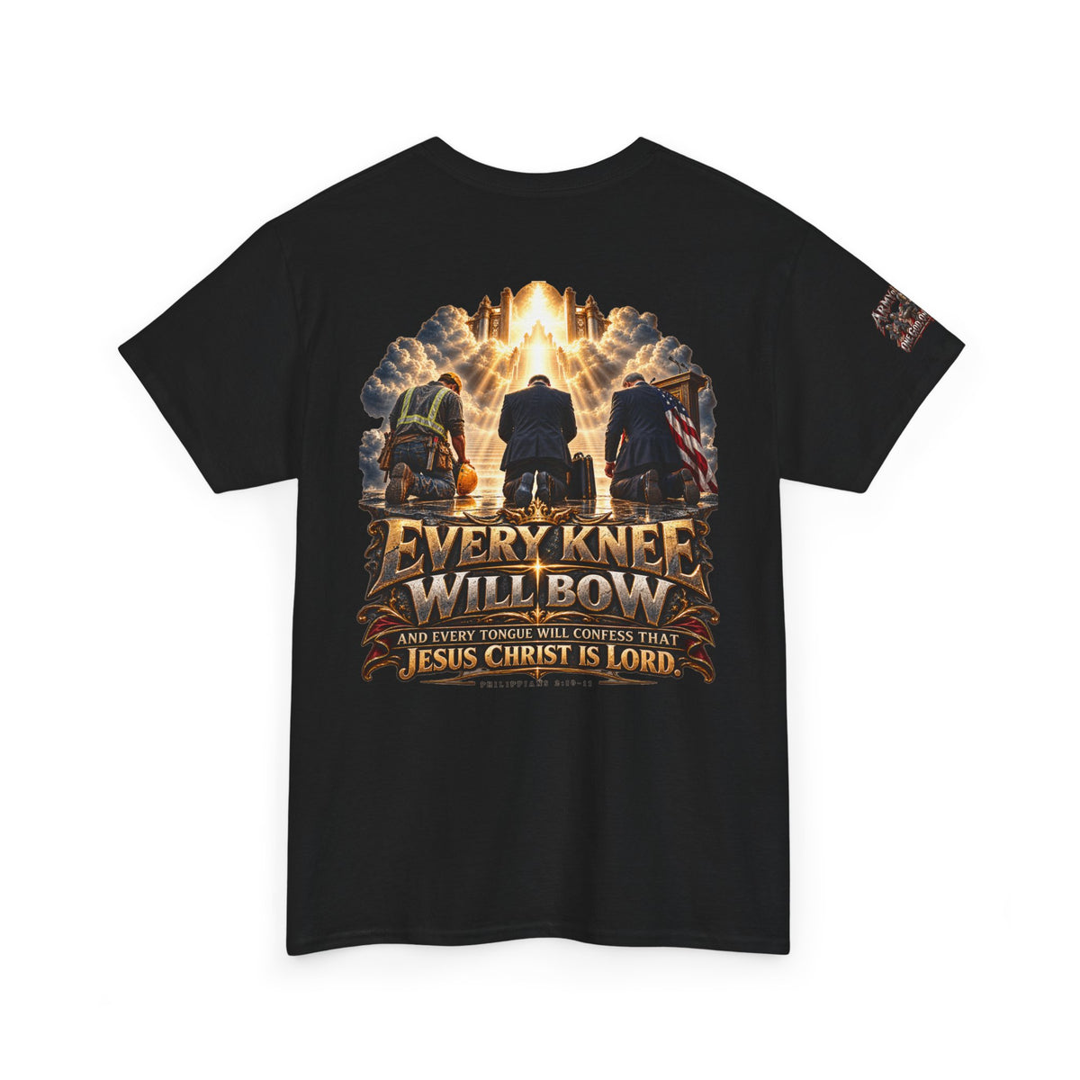 Every Knee Will Bow Christian T-Shirt