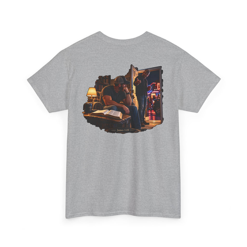 Faith at the Crossroads Christian Graphic T-Shirt