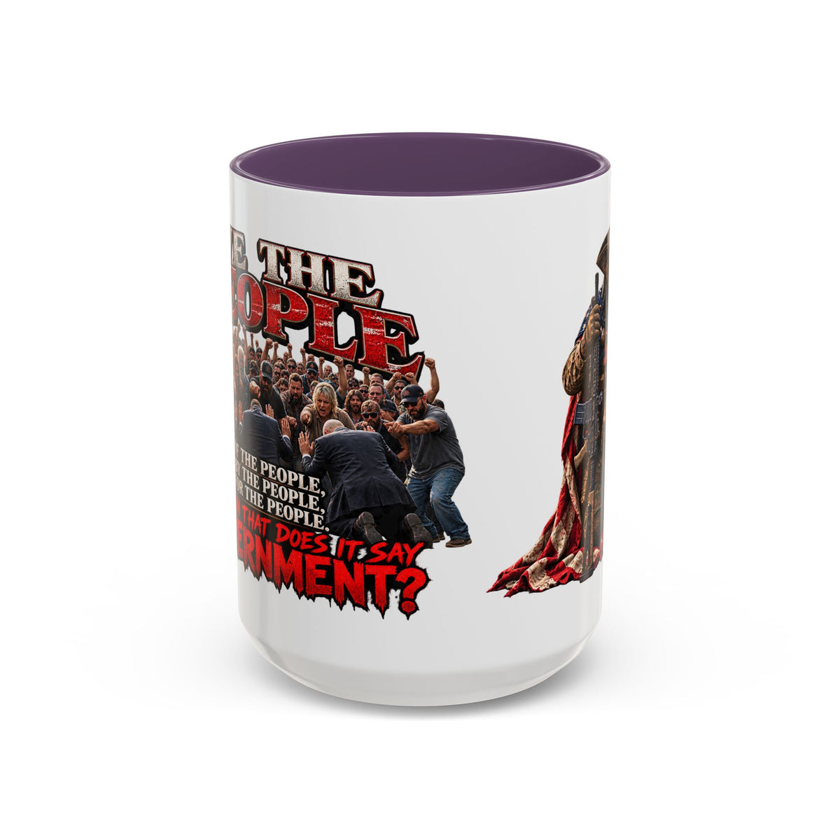15oz Coffee Mug – Patriotic Veteran Memorial Design