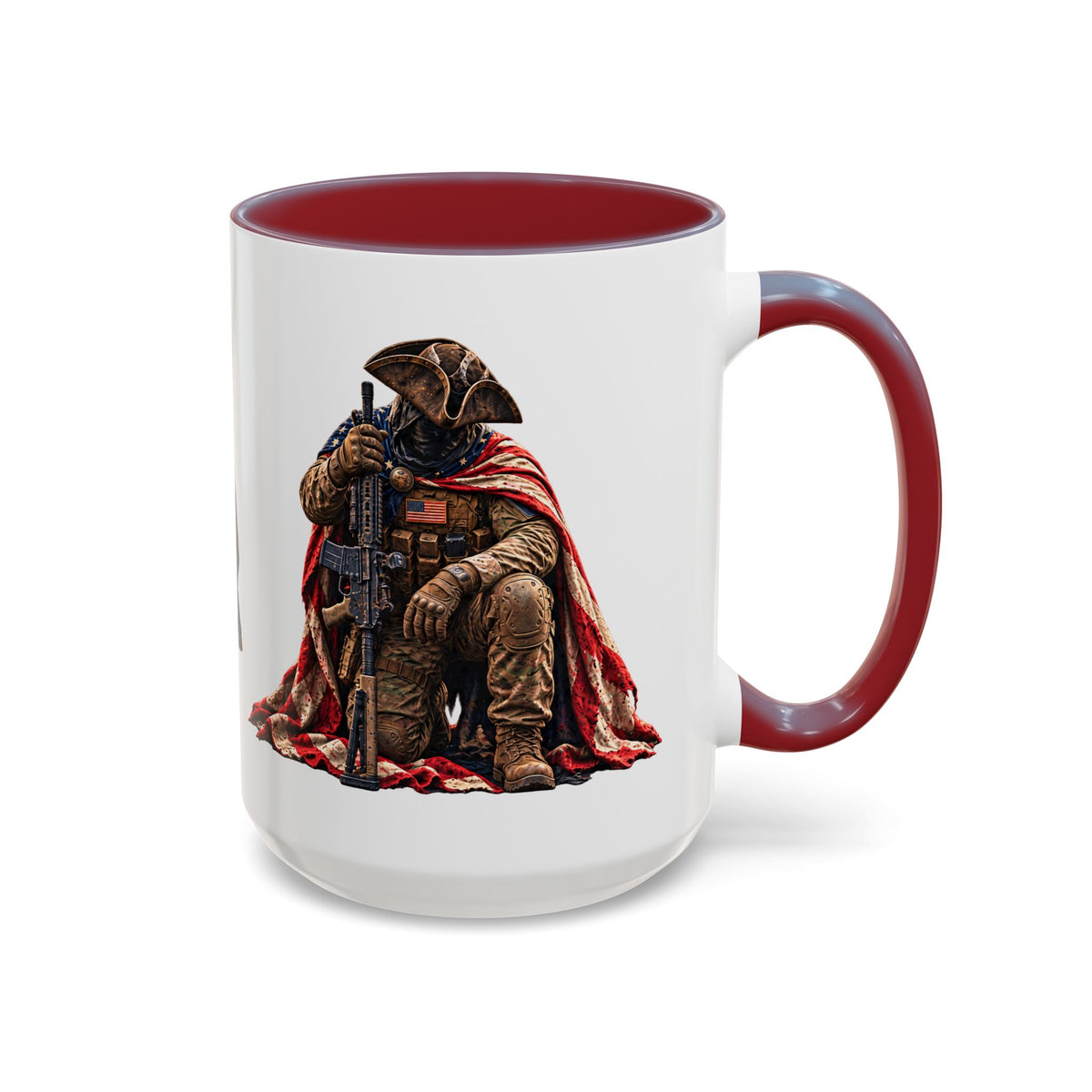 15oz Coffee Mug – Patriotic Veteran Memorial Design