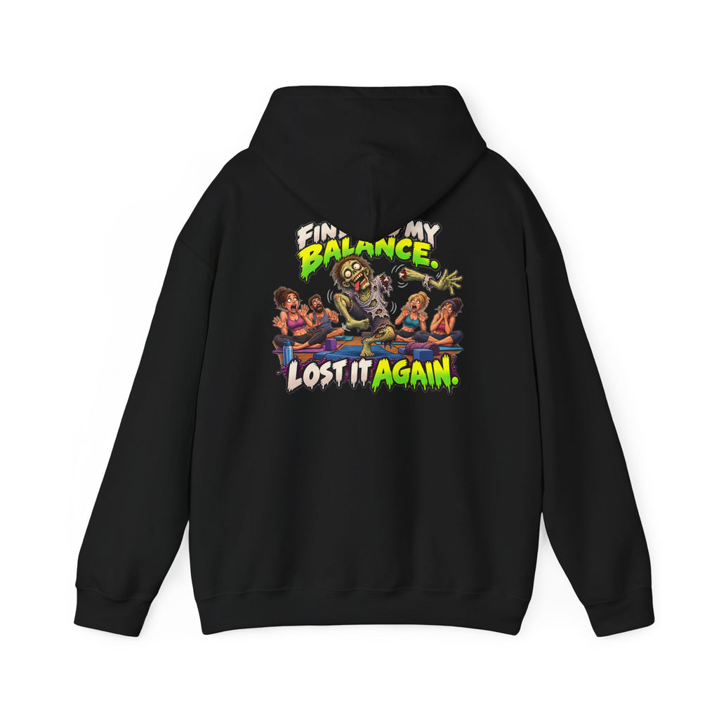 Finding My Balance — Officially Undead Zombie Hoodie