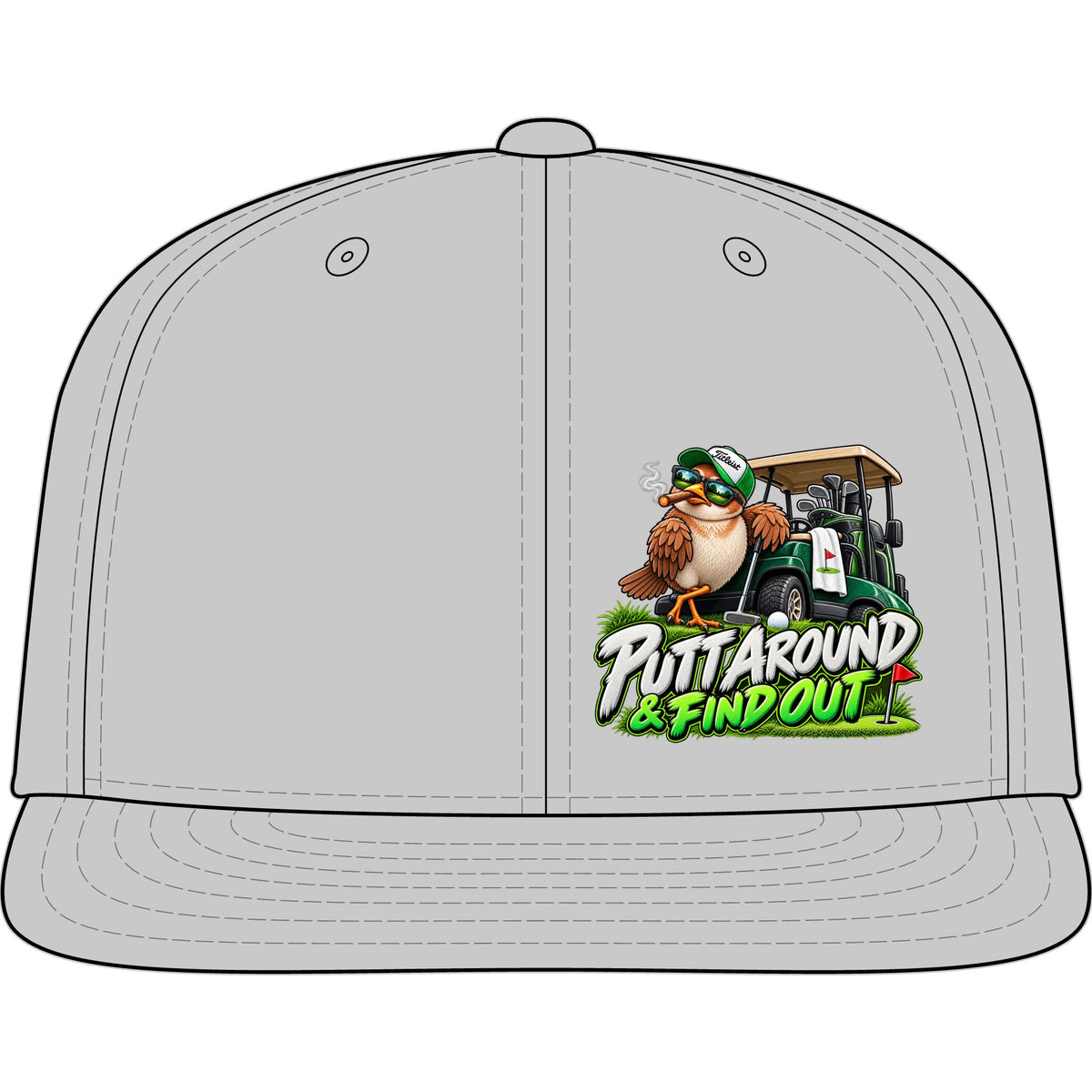 Putta Around & Find Out Golf Snapback Cap