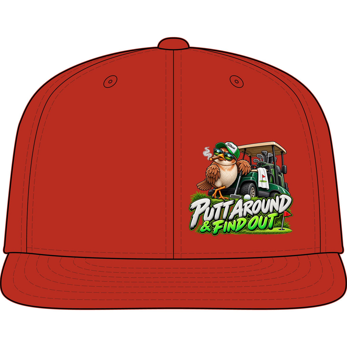 Putta Around & Find Out Golf Snapback Cap
